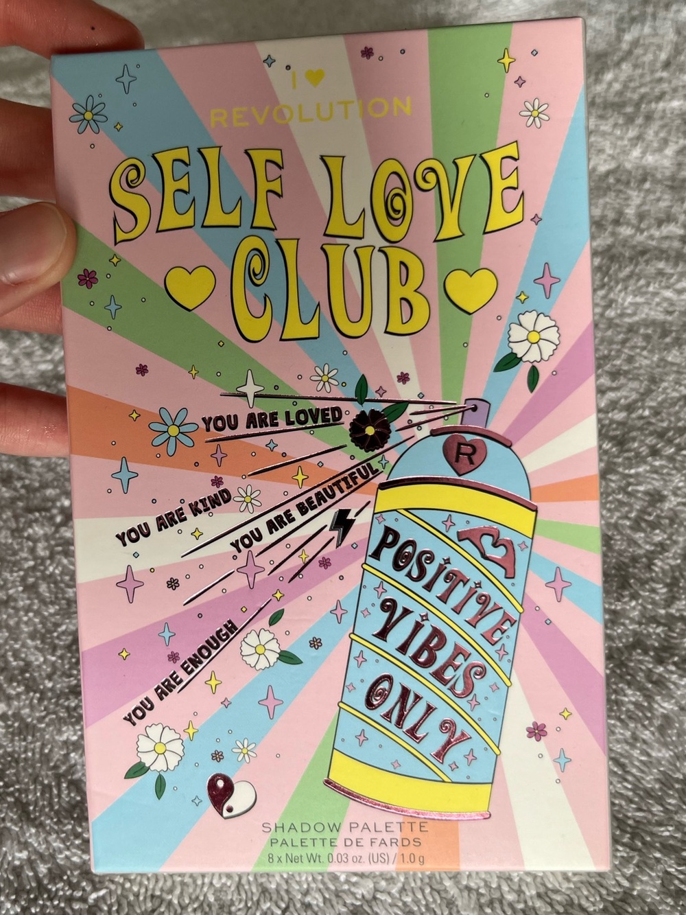Revolution Self Love Club Palette - Pastel Pink, Blue, Green, Yellow